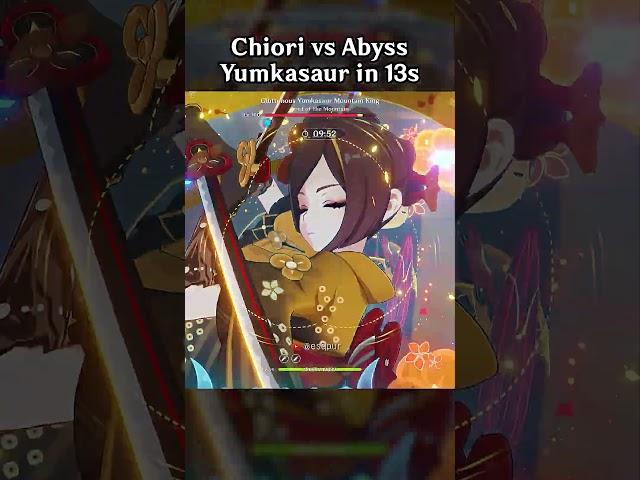 CHIORI VS ABYSS YUMKASAUR IN 13S