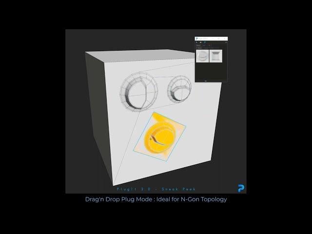 PlugIt 3.0 - Sneak Peek - Hard Surface Modeling Plug Mesh Script for Maya