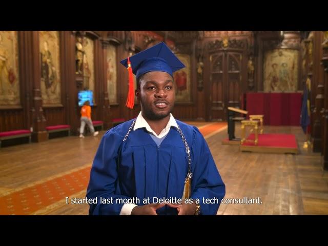 VUB Alumnus Clinton about Business Engineering