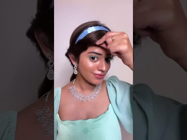 Jasmine Hairstyle from Aladdin #disney #hairstyles #jasmine #princess #hairstyle #hacks #diy #hair