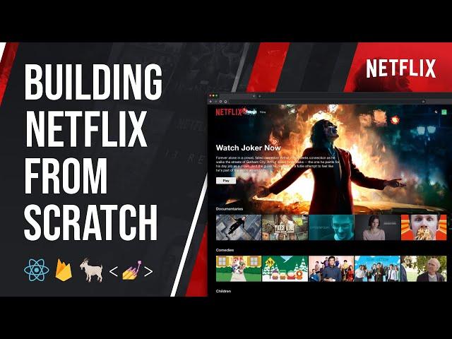 Master React by Building a Netflix Clone: Firebase, Styled Components & More!