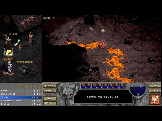 Diablo 1 Speedrun (Any% Sorcerer) 16min 14sec