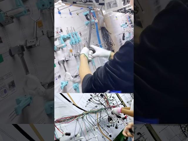 It’s amazing that wiring harnesses can be produced in this way!
