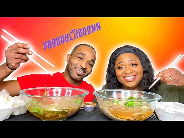 VIETNAMESE PHO MUKBANG!!!! COLLAB W/ PRODUCTION FROM @LLIPS !!! | EATING SHOW