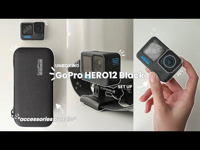 GoPro HERO12 Black + Accessories Bundle Unboxing + Set up