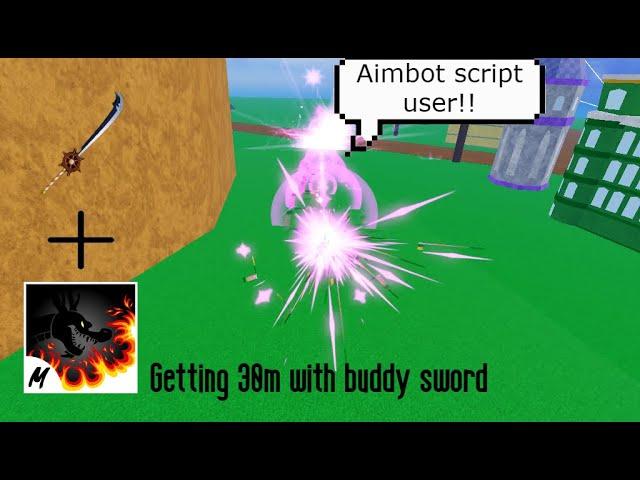 Using Aimbot glitch to get 30m bounty in Blox Fruits (final video) #bloxfruits #fyp