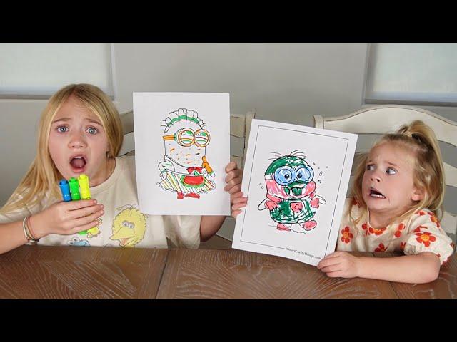 Everleigh and Posie Play 3 Marker Challenge!!!