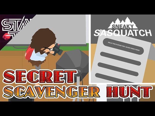 The SECRET Scavenger Hunt in SNEAKY SASQUATCH