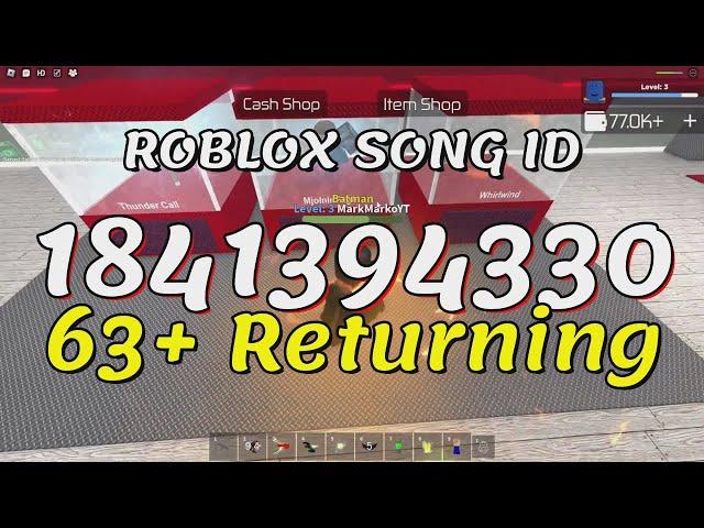 63+ Returning Roblox Song IDs/Codes