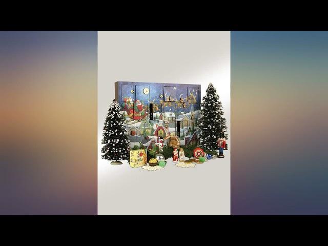 Byers' Choice Santas Sleigh Advent Calendar #AC07 from The Advent Calendars review