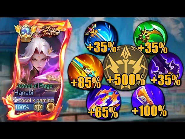 HANABI NEW META ATTACK SPEED BUILD!! 500% SPEED HACK!? ( MUST TRY! ) HANABI BEST BUILD 2025‼️