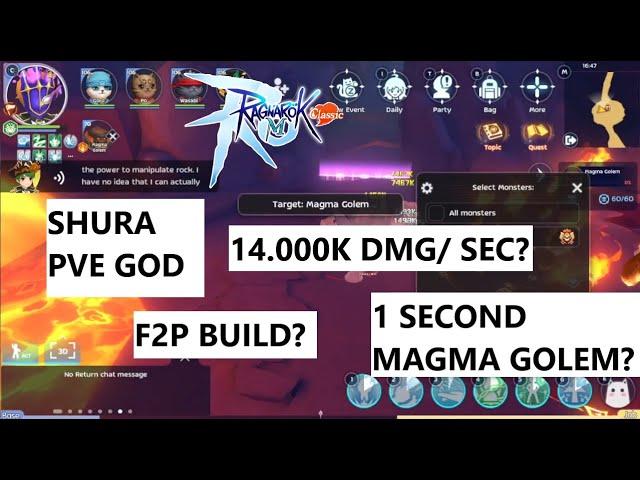 ROMC SHURA PVE GOD GUIDE l RAGNAROK MOBILE: CLASIC