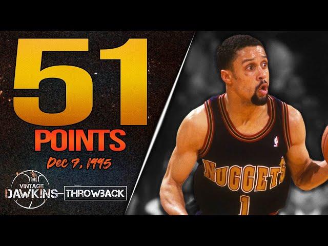 "The '90s Steph" Mahmoud Abdul-Rauf Drops 51 Pts, 9 Threes vs Jazz 