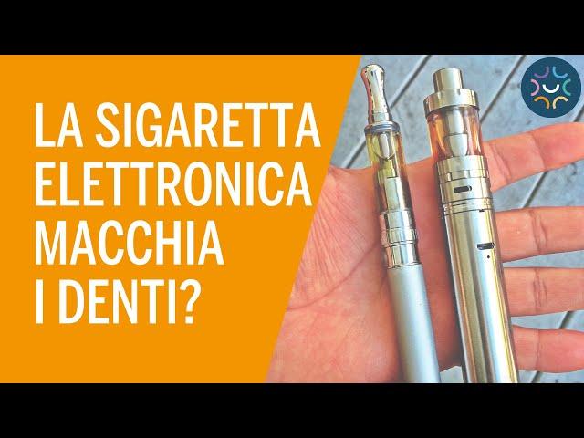 Svapare macchia i denti Gli effetti della sigaretta elettronica sui denti