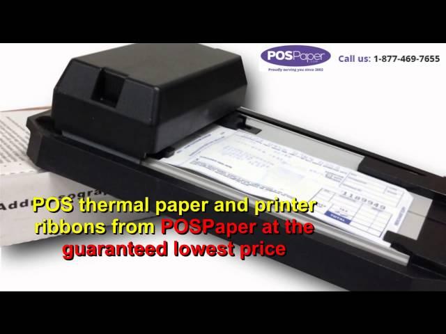 Shop for High Quality POS Thermal Paper & Printer Ribbons - Pospaper.com