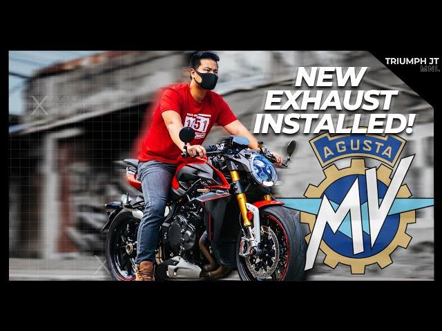 MV AGUSTA BRUTALE 1000RR with ORION EXHAUST | Triumph JT MNL