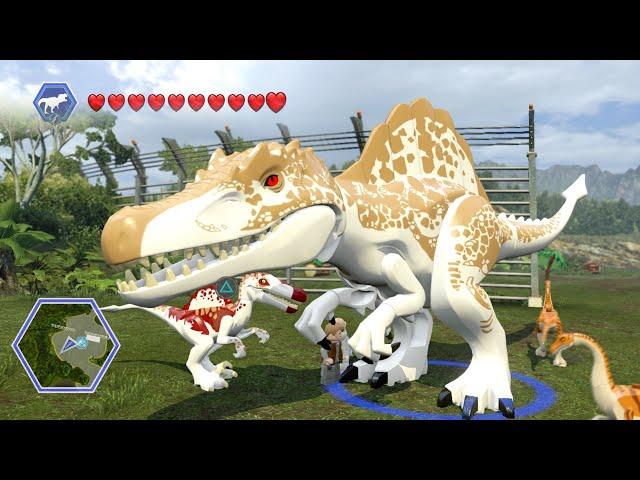 Lego Jurassic World - HYBRIDS! ( Free Roam GamePlay )