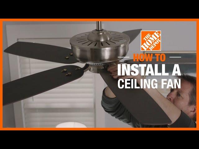 How To Install A Ceiling Fan | The Home Depot