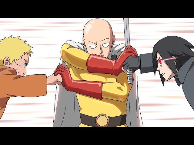 Saitama vs Naruto and Sasuke (2) Fan Animation OnePunchMan