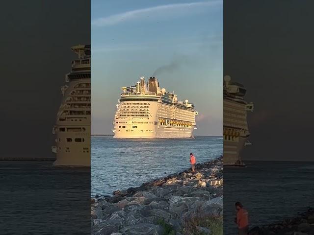 Beautiful sunset sail away for Adventure! #cruise #cruiselife #instagood #cruising #reels