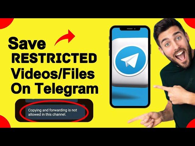 how to save telegram videos | restricted content Saving bot