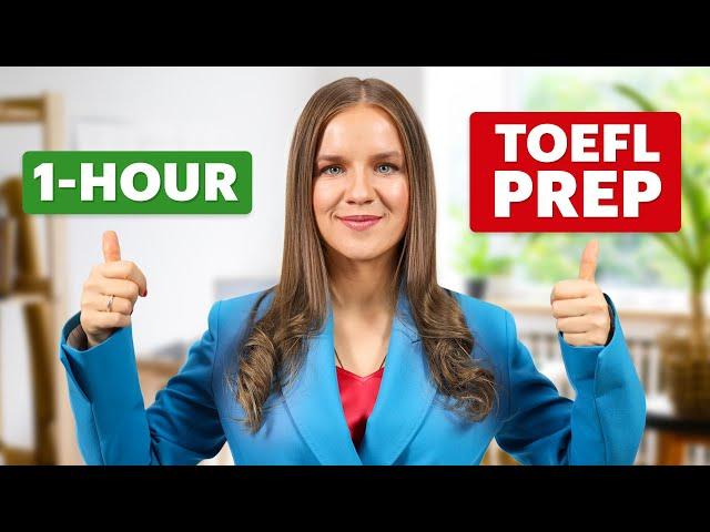 TOEFL Ultimate GUIDE to score 100+. From A to Z. All sections covered. 1-hour lesson