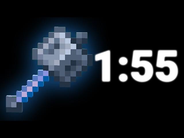 Minecraft MACE Speedrun in 1:55 (Top 3 Global)