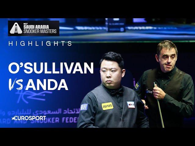 PHENOMENAL DECIDING FRAME!  | Ronnie O'Sullivan vs Zhang Anda | 2024 Saudi Arabia Masters 