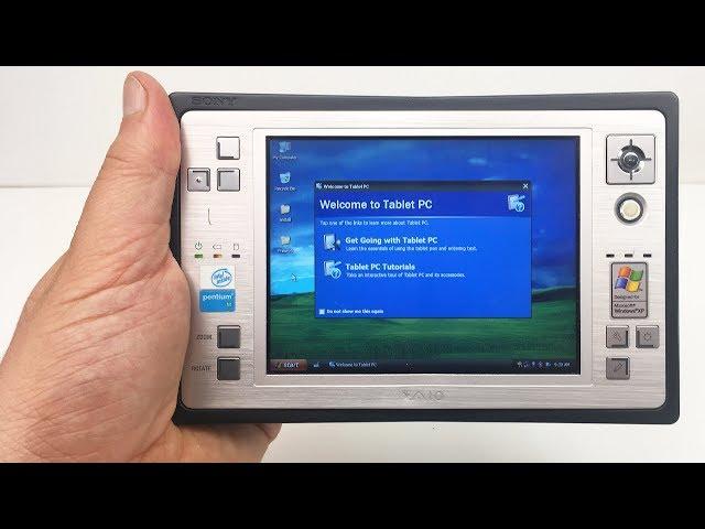 Handheld VAIO Retro Modded with XP Tablet Edition