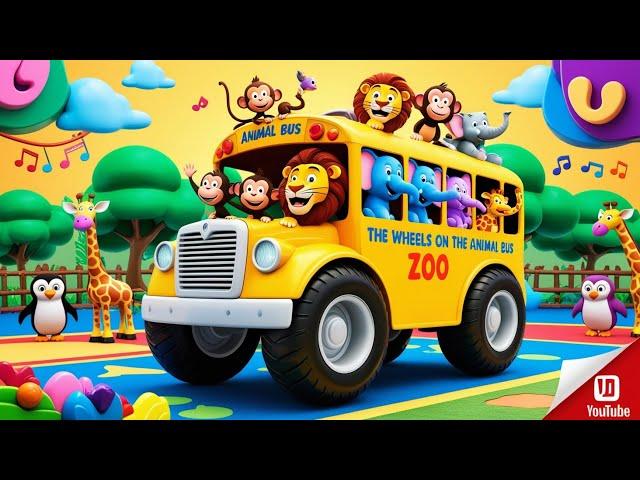 " Wheels on the Bus Go Round and Round! | Fun Kids Song & Nursery Rhymes Compilation! "