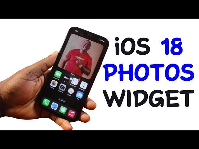 How to Add Photo Widget on iPhone iOS 18 Home Screen