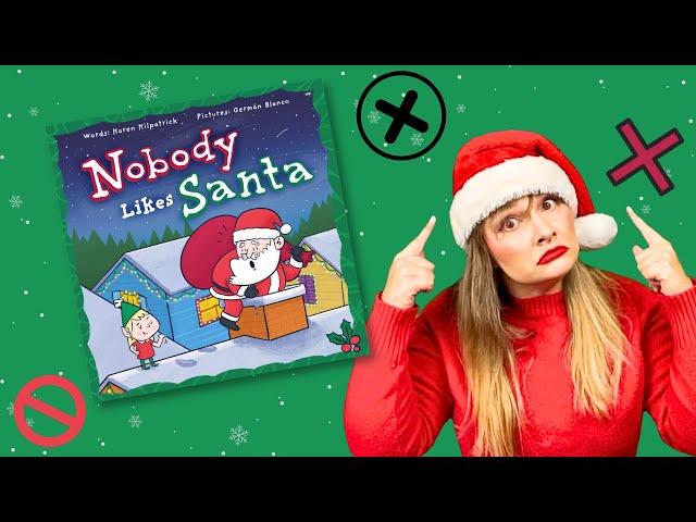 NOBODY LIKES SANTA Read Aloud with Jukie Davie! #readaloud #kidsbooks #kidsbooksreadaloud