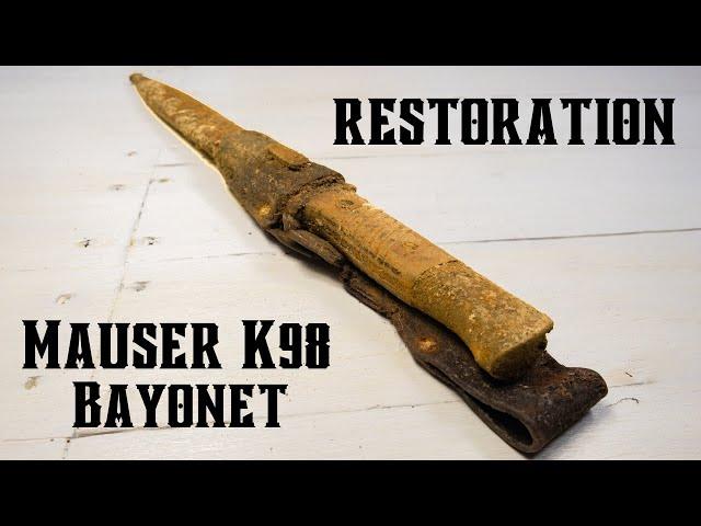 Restoration of WWII Mauser K98 Bayonet from 1940