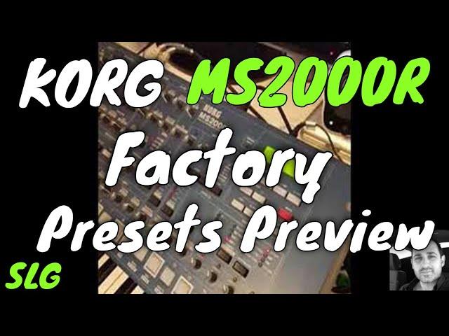 Korg MS2000R | Factory Presets Preview