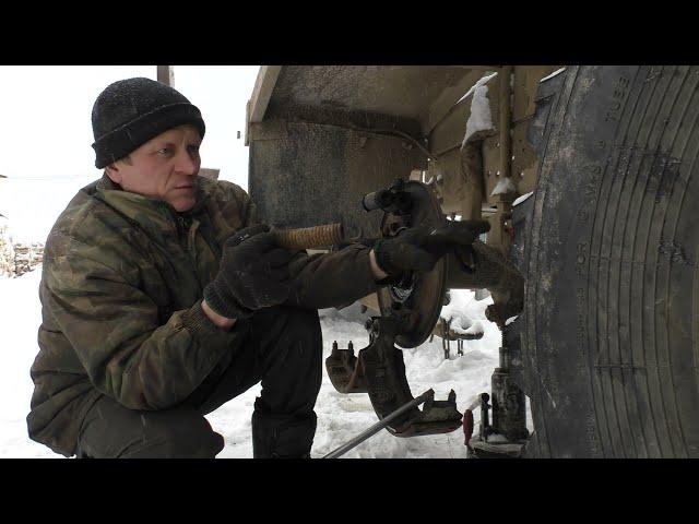 Как сделать ТОРМОЗА УРАЛА надёжными. Полный цикл ремонта на одном колесе.