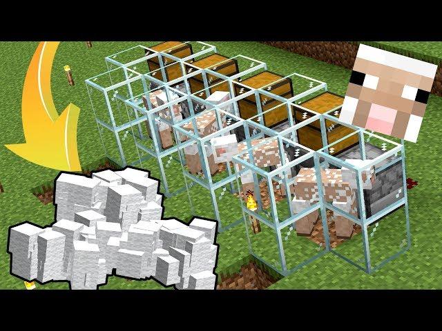 How to Build a 1.14.3 Automatic Wool Farm in Minecraft