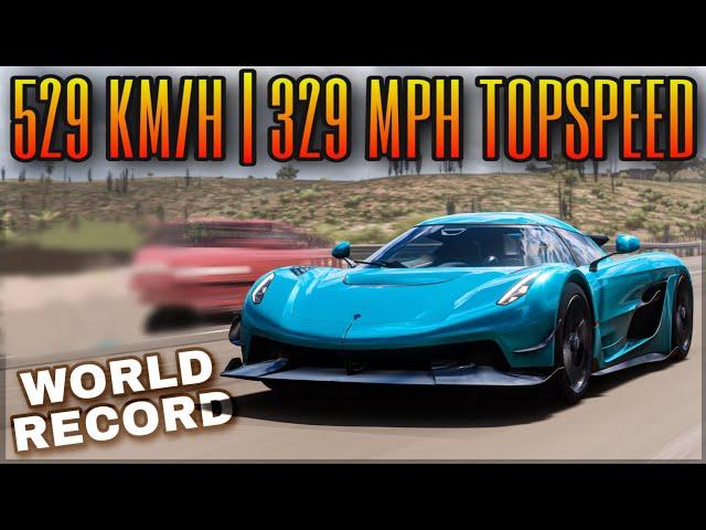 Forza Horizon 5 | NEW +520 km/h Topspeed Record | Fastest Cars in the Game!!