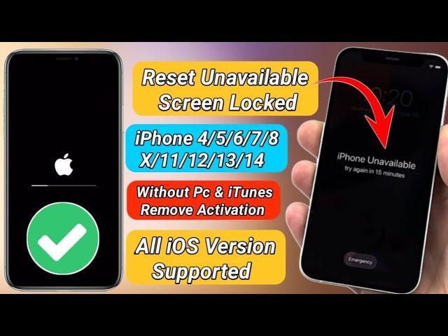 How To Fix Unavailable iPhone 4/5/6/7/8/X/11/12/13/14 Without Pc/Apple-iD/Restore Unavailable iPhone