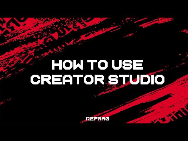 Create your own PREFIRE arena - How to use Refrag's Creator Studio