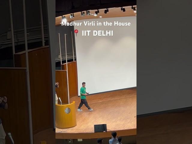 Madhur Virli is a famous stand up comedian and IIT Delhi Graduate #iit #iitian #iitdelhi #motivate