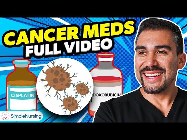 Pharmacology - Cancer Oncology drugs Nursing RN PN Full Video (MADE EASY)