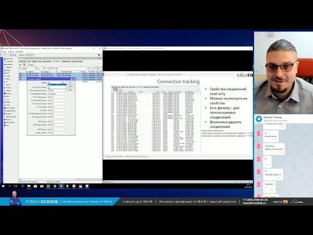 Packet-Flow Diagram: Mangle, NAT, Connection Tracker