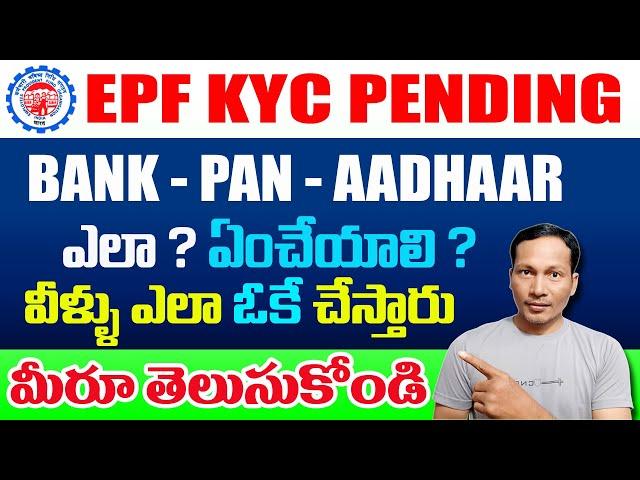 EPF KYC Pending at Employer 2024 || How to Done All EPF KYC by Employer 2024