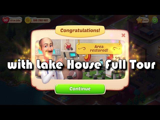 Lake House Completed Full Tour - Homescapes - The Gym Day 6 - Android Gameplay