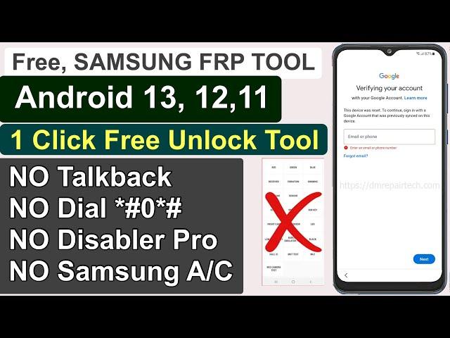 Samsung Frp Tool 2023 | 1 Click Frp Samsung Google Account Remove Samsung Frp Bypass Android 12 2023