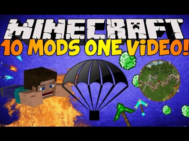 Minecraft - (1.8.1) 10 Mod Showcases in ONE VIDEO!