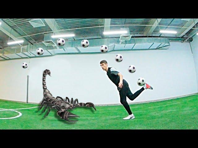 FOOTBALL TRICK SCORPION | TUTORIAL | FREESTYLE PANNA SKILLS