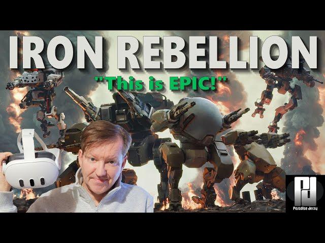 Iron Rebellion is giving me the HAWKEN VR I always wanted! - Available on Steam and Quest!