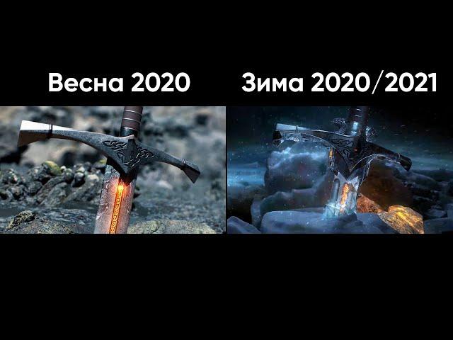 Сравнение заставок РЕН ТВ (весна и осень 2020 vs зима 2020-21)