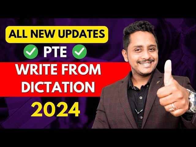 All New Updates, Ticks & Tips 2024 - PTE Write from Dictation | Skills PTE Academic